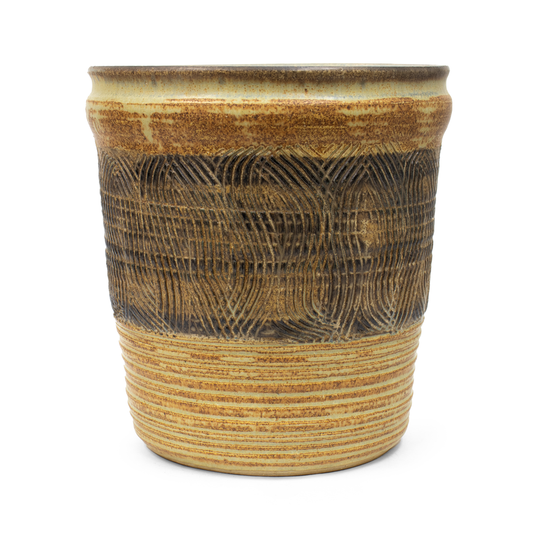 Lg Carved Jar