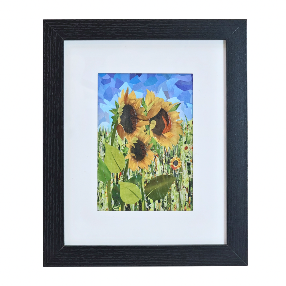 Sunflowers 5x7 Framed