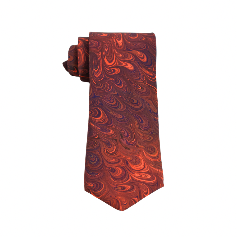 Hand Marbled Silk Ties