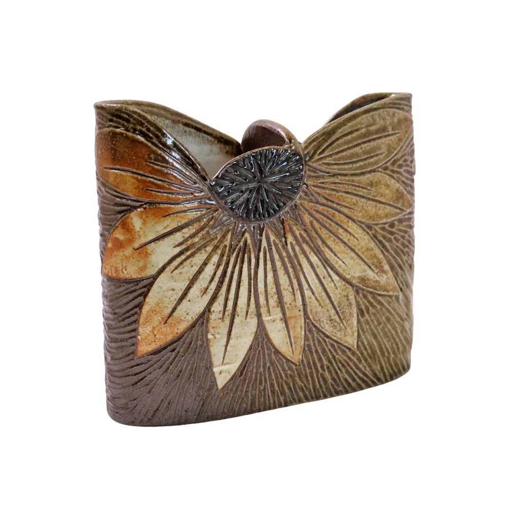 Flower Design Utensil Holder