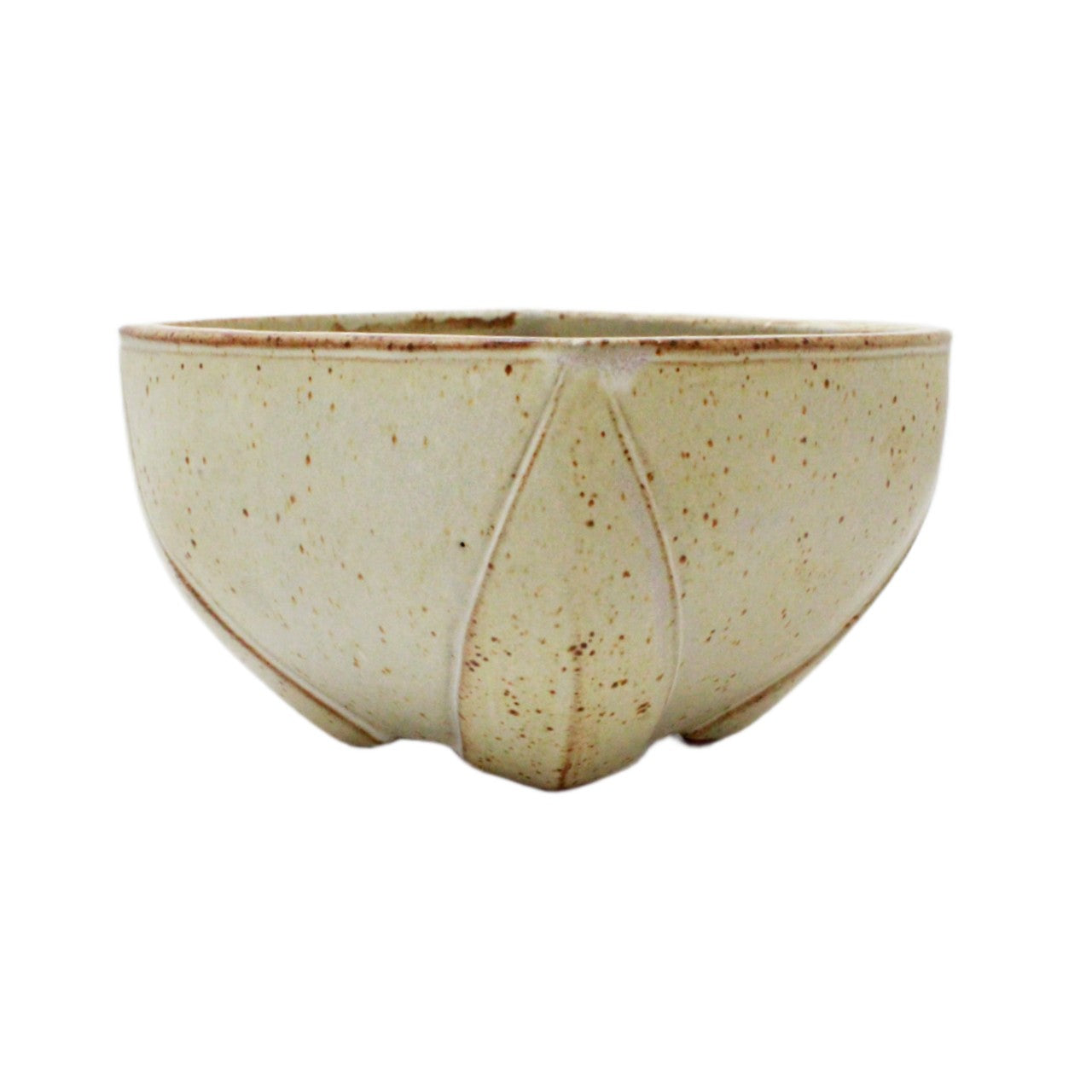 Square Bowl w/ Darted Feet
