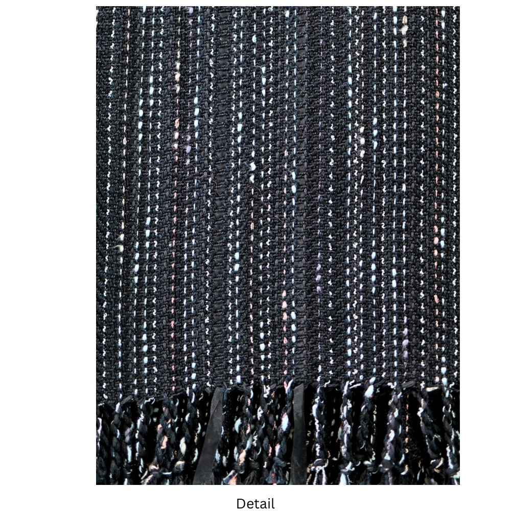 Handwoven Throw - Black