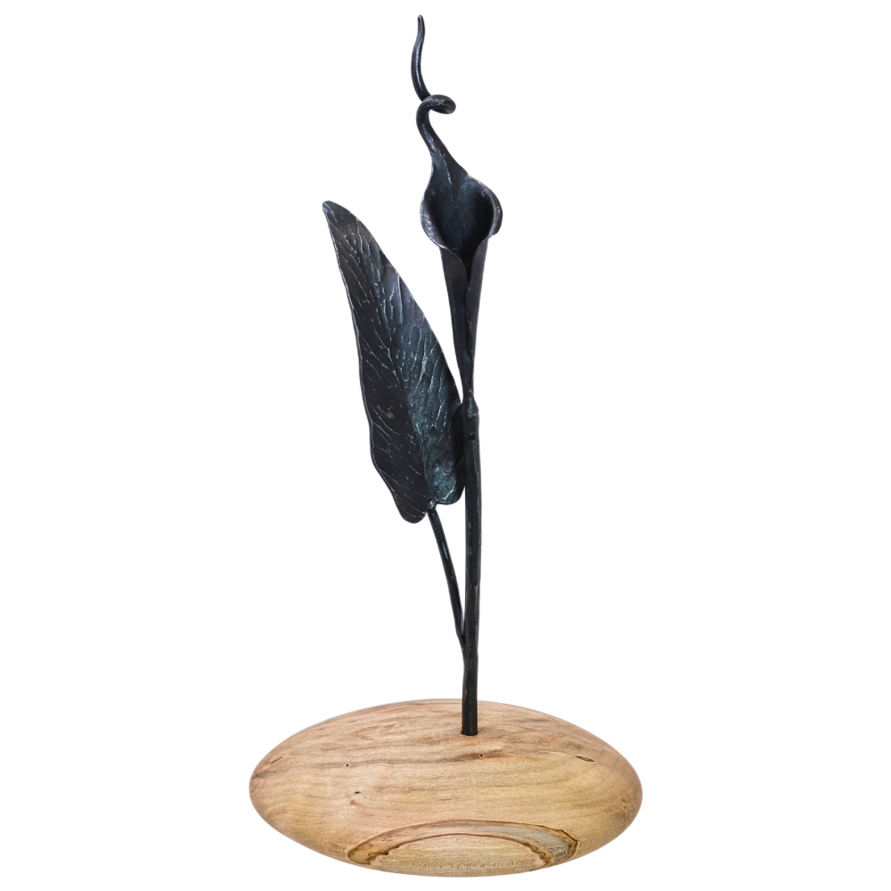 Iron Cala Lily on Ambrosia Maple