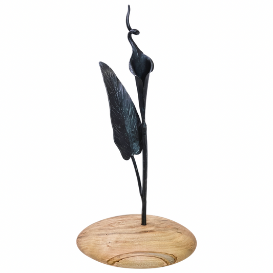 Iron Cala Lily on Ambrosia Maple