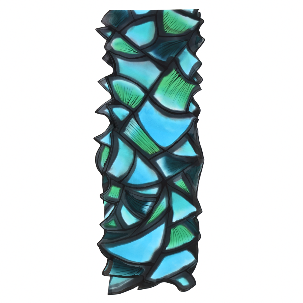 "Shale". Cling Scarf