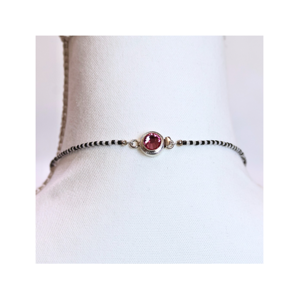 Pink Dotted Necklace