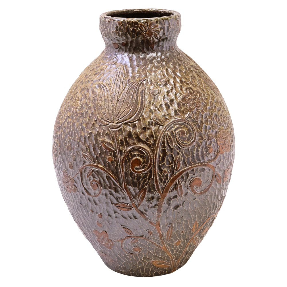 Brown Etched Vessel