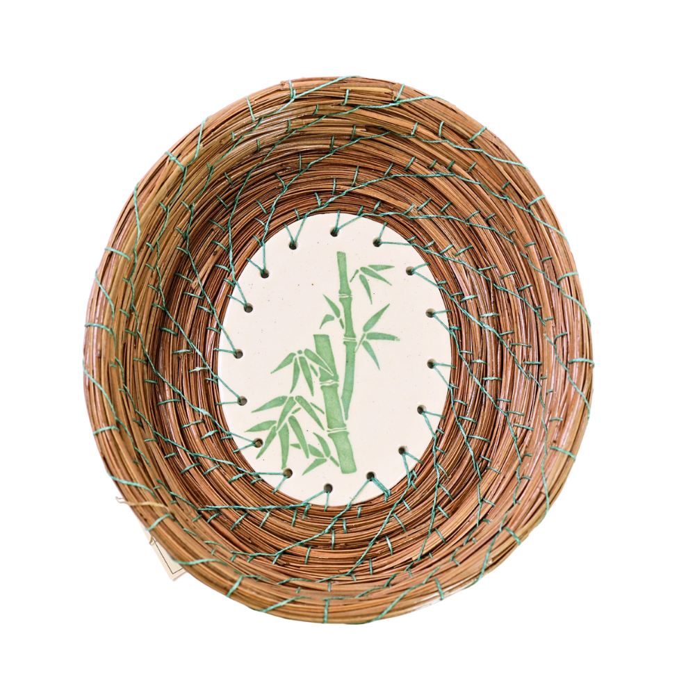Oval Bamboo Med Bowl