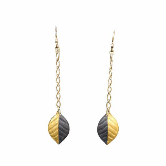 Leaf Droplet Earrings