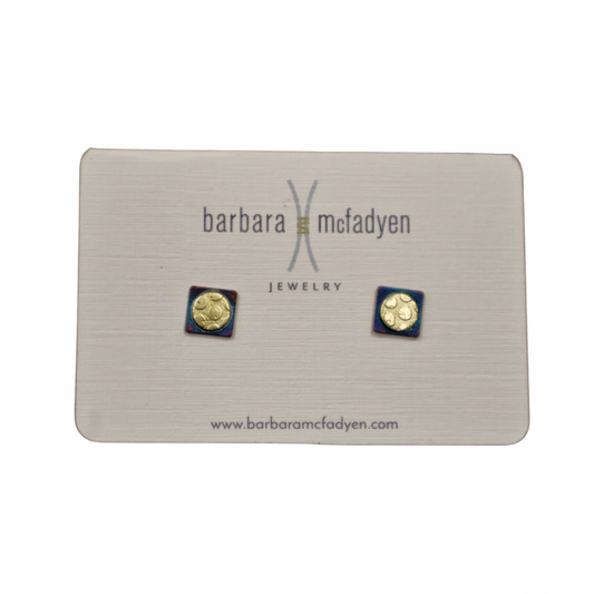 Circle Square Studs