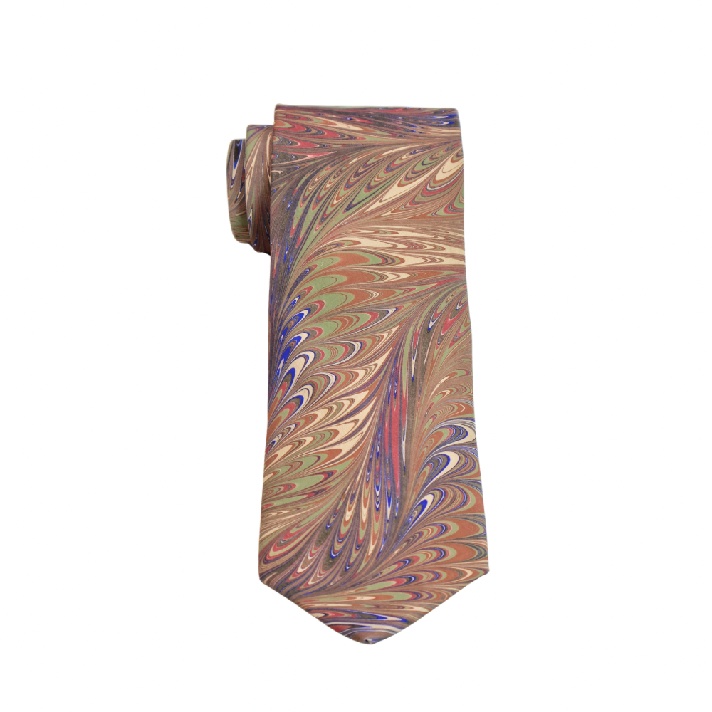 Hand Marbled Silk Ties