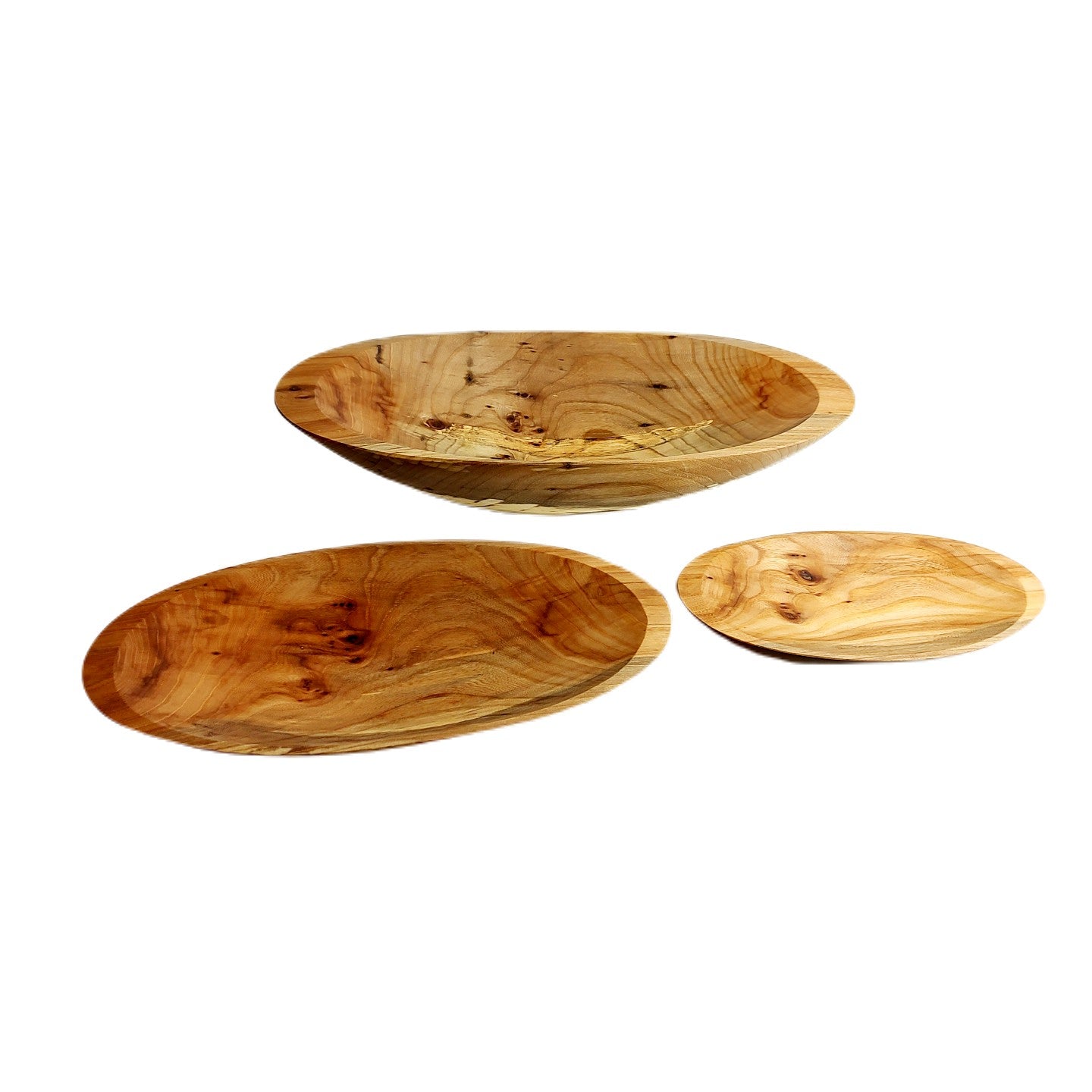 Elm Oval Bowls - Set of 3