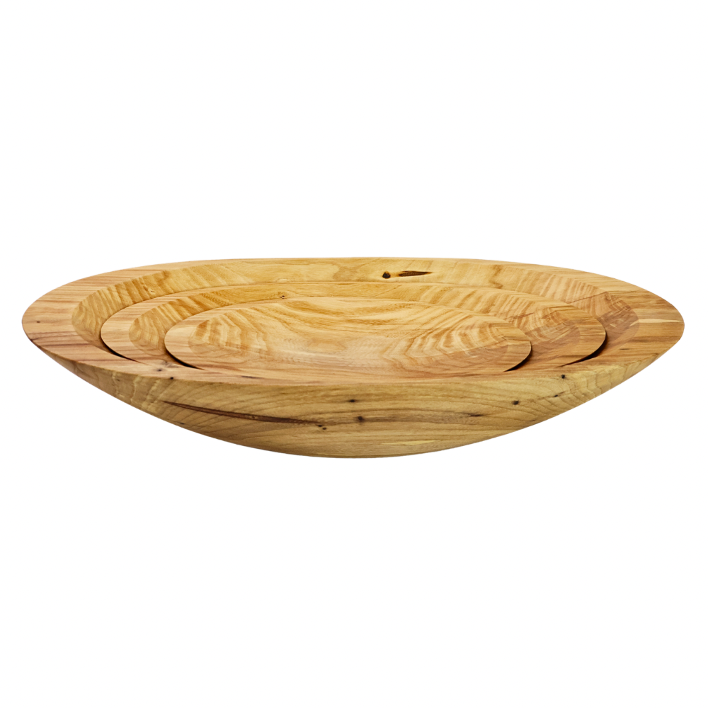 3 piece Bowl Set Maple