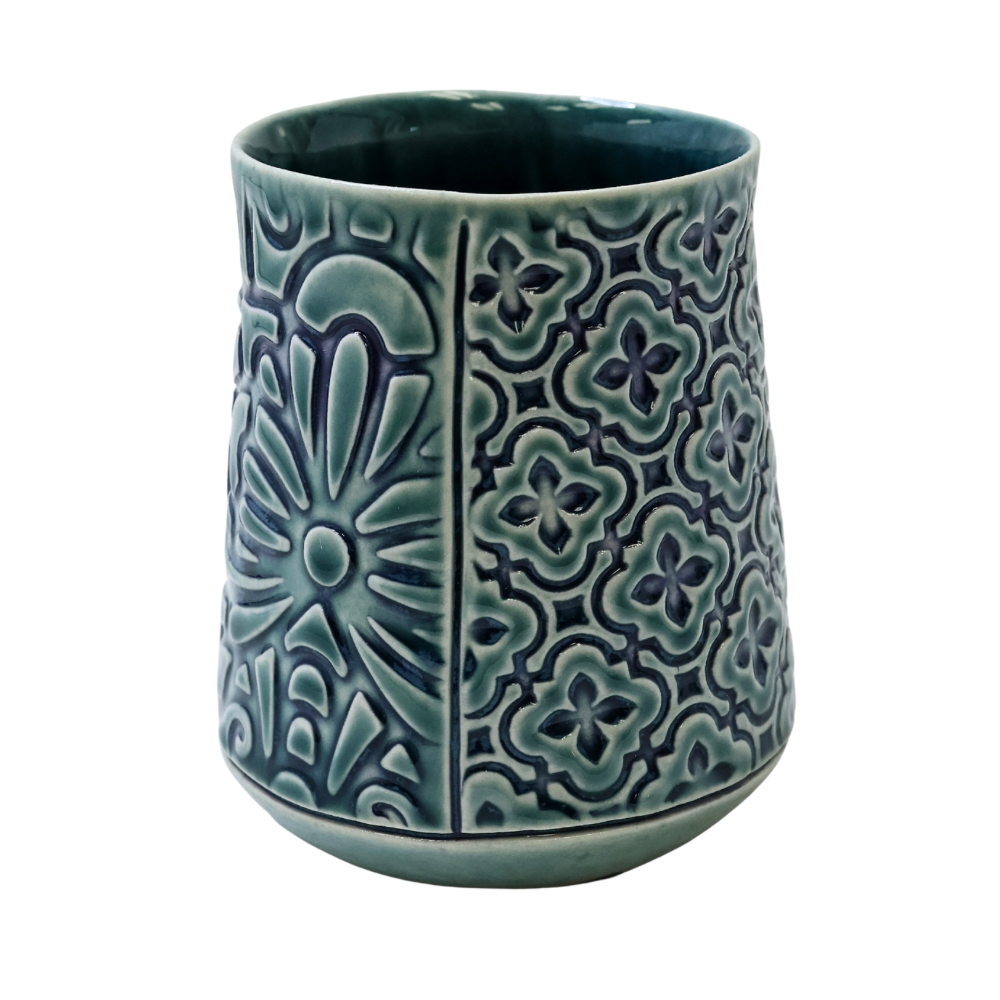 Patterned Cups - Solid Color