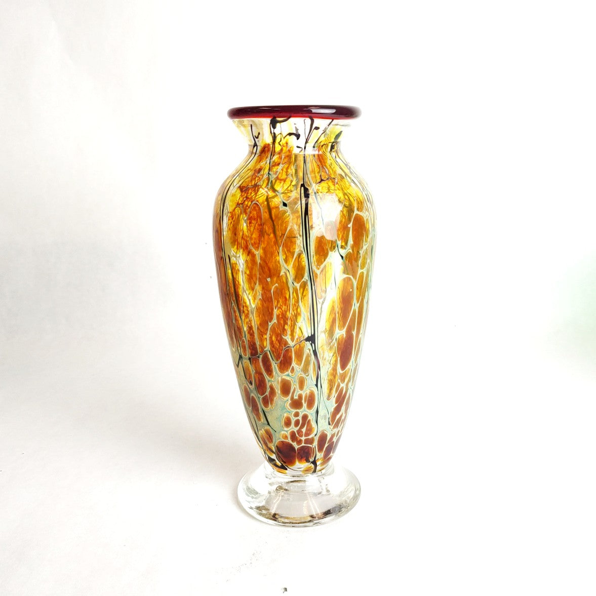 Med. Footed Vase