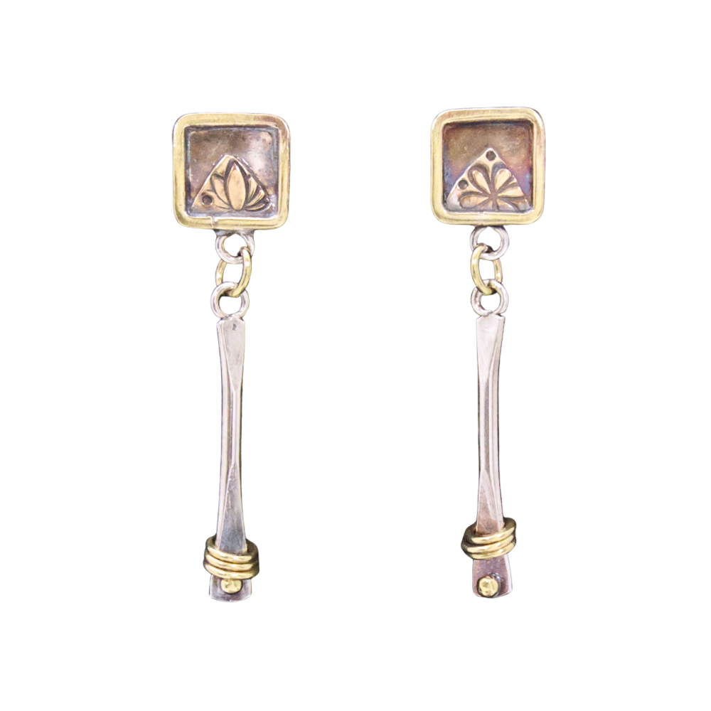 Long Dangle w/Squares