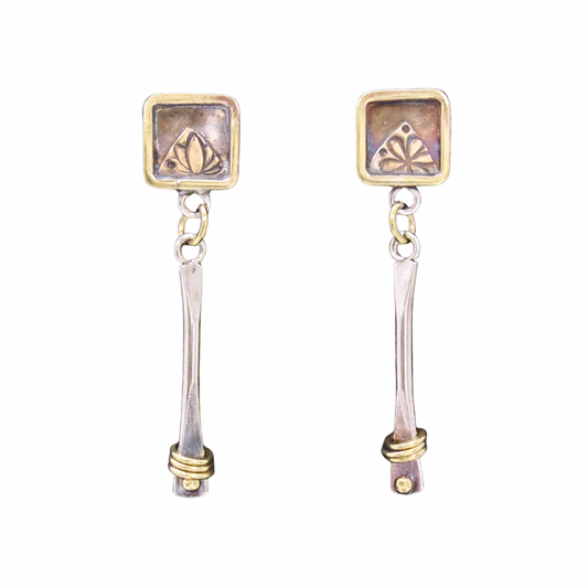 Long Dangle w/Squares