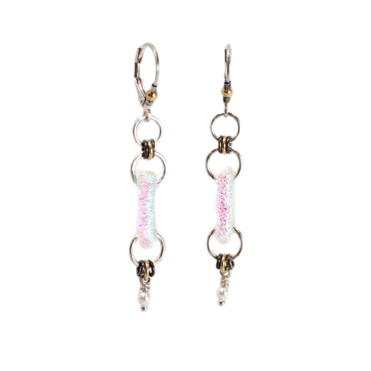 Vertical Glass Bar Earrings