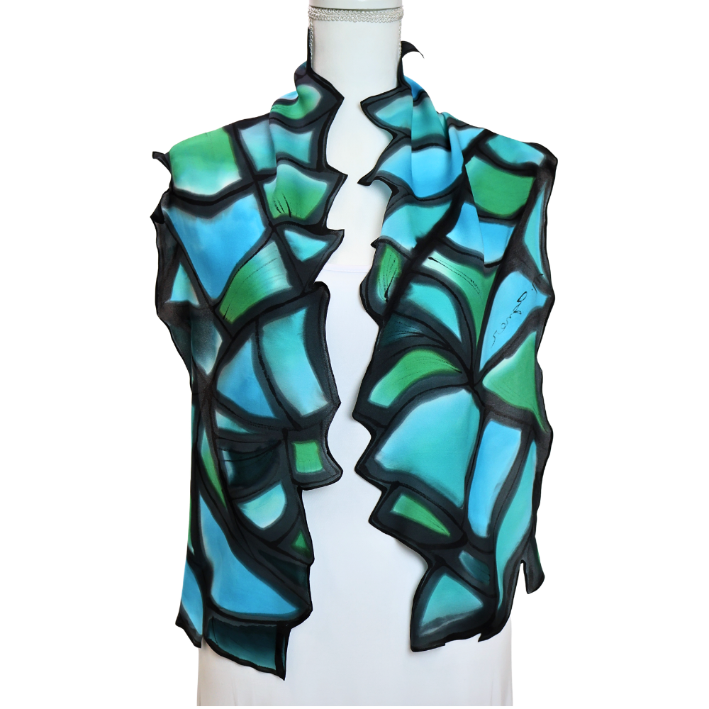 "Shale". Cling Scarf