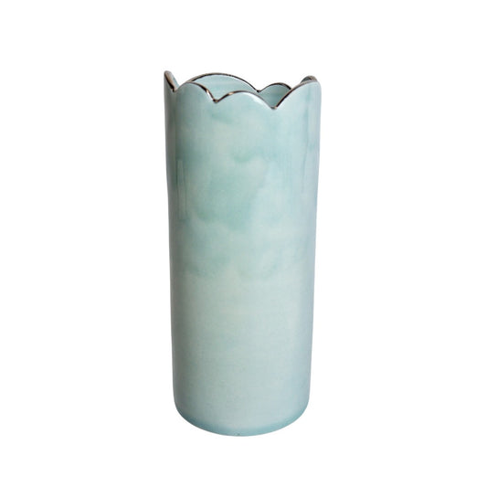 Cloud Vase - Blue/Silver