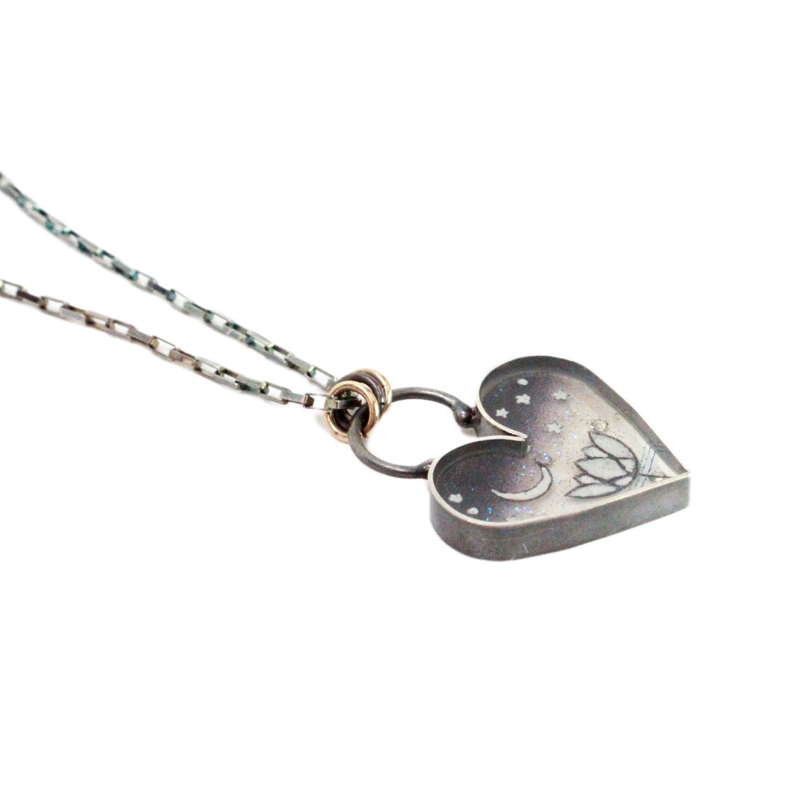 Lotus Heart Necklace