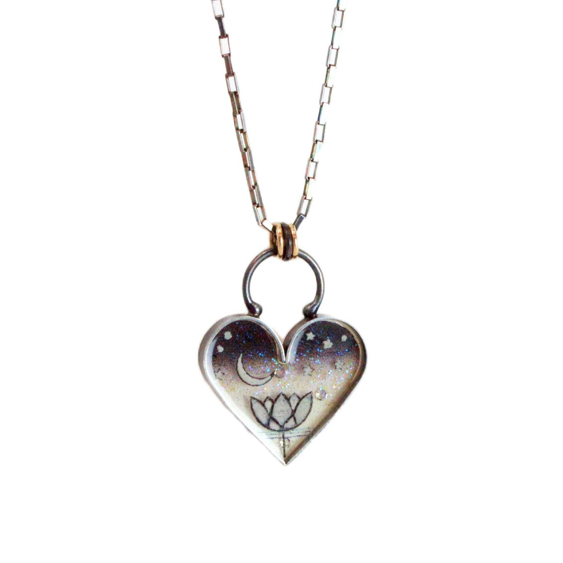 Lotus Heart Necklace