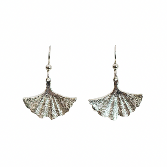 Ginkgo Sterling Earrings