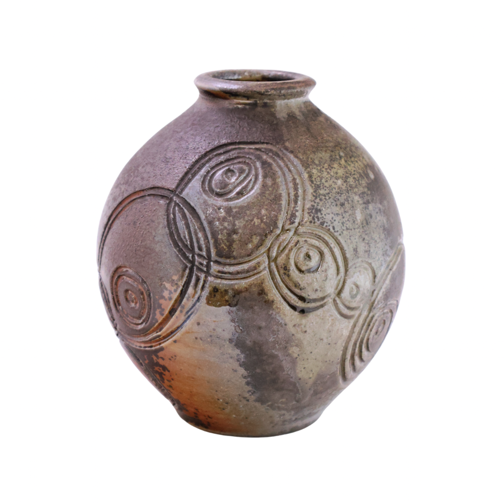 Round Vase with Circles