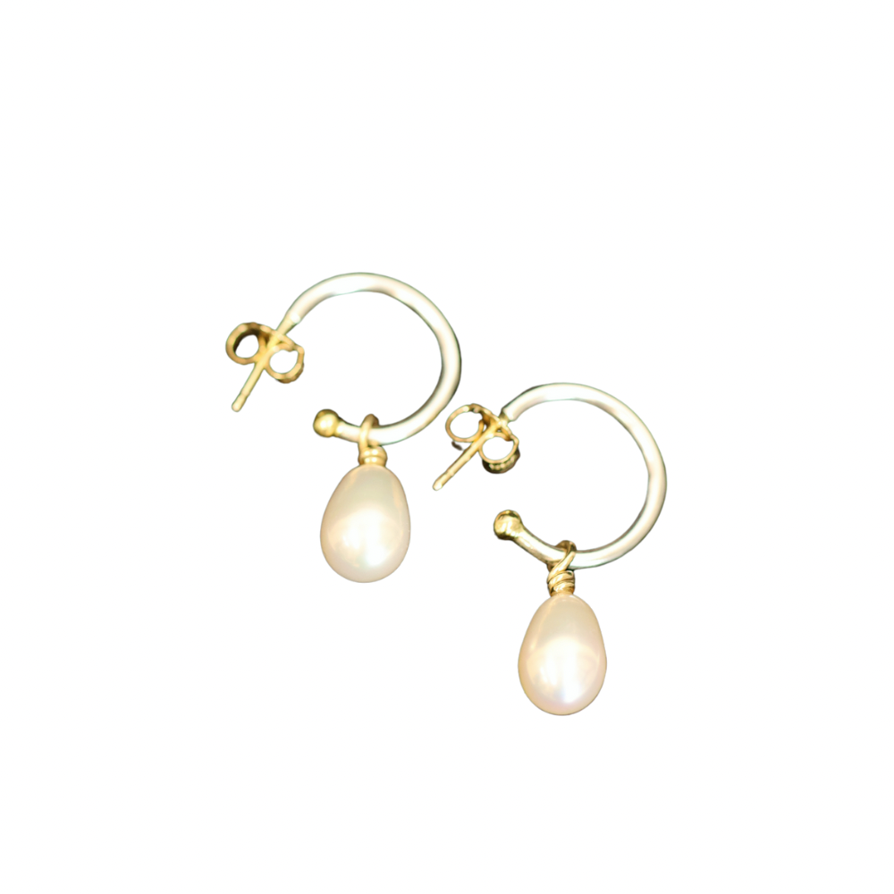 Pearl Hoops