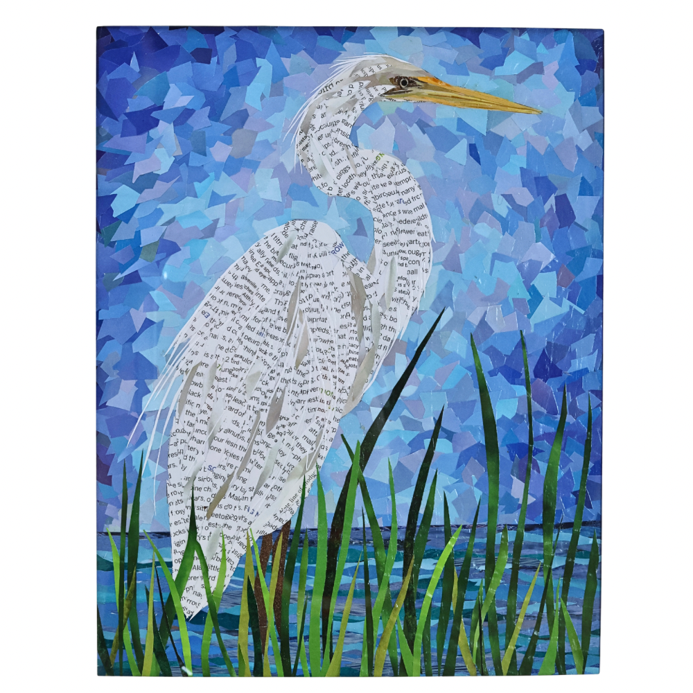 Egret 11x14 Framed