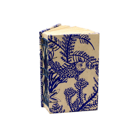 Blue White Fish Journal
