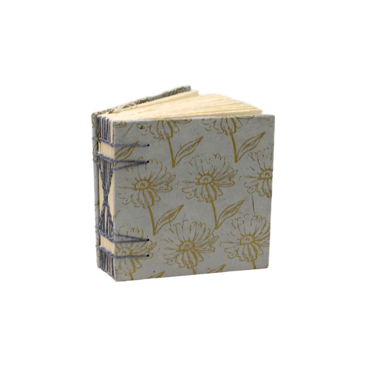 Blue Gold Daisy Journal