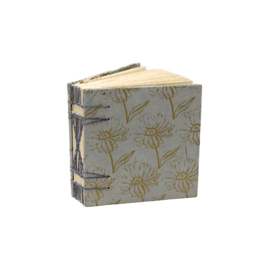 Blue Gold Daisy Journal