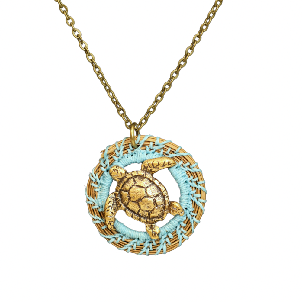 Pine Needle Pendant Necklace