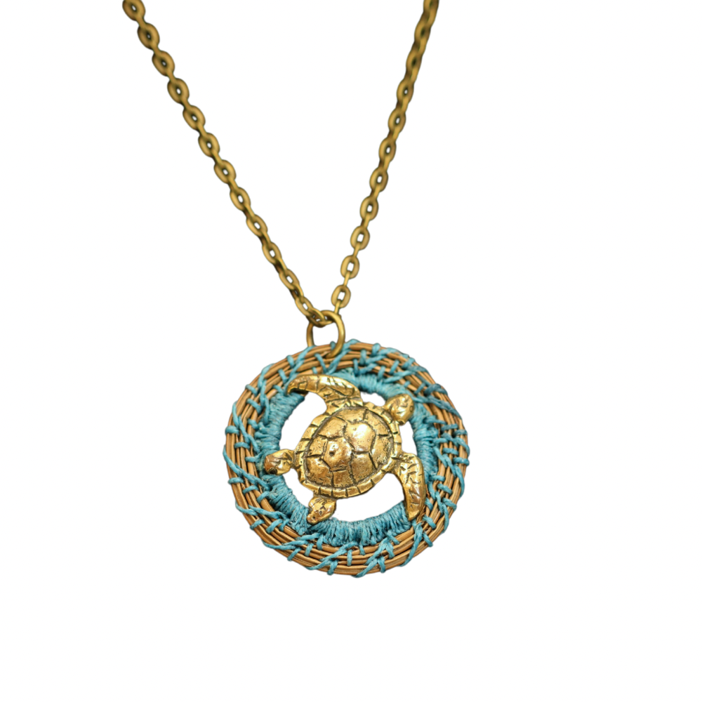 Pine Needle Pendant Necklace