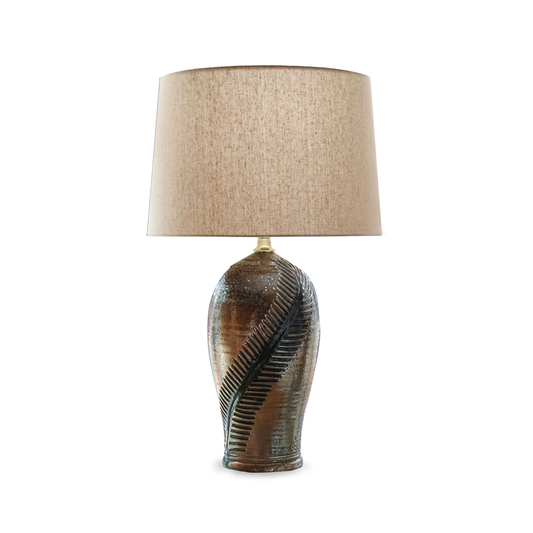 Lg. Lamp w/ Feathers