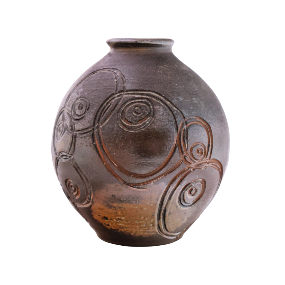 Round Vase with Circles