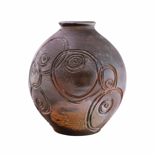 Round Vase with Circles