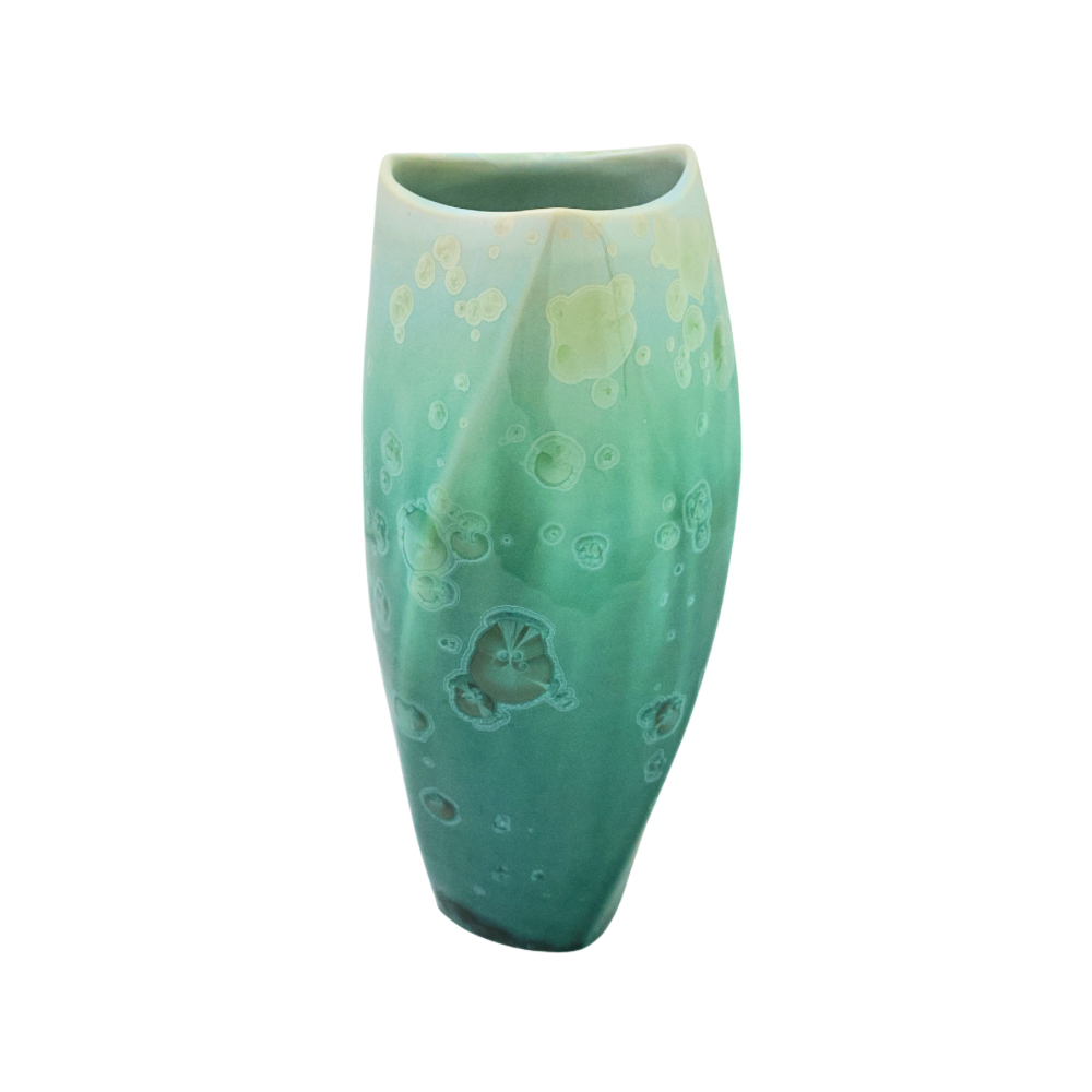 Emerald Triangle Vase