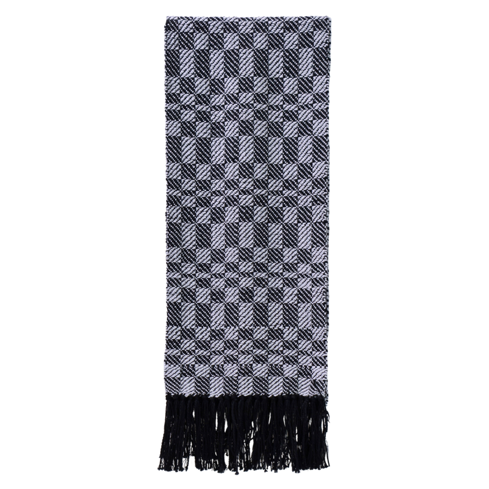 Bamboo/Cotton Scarf - B&W
