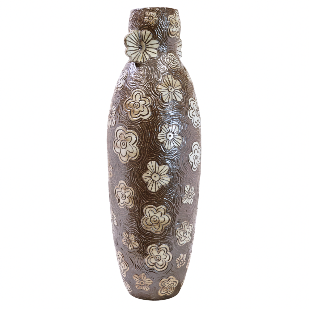 Tall Vessel w/ Flowers