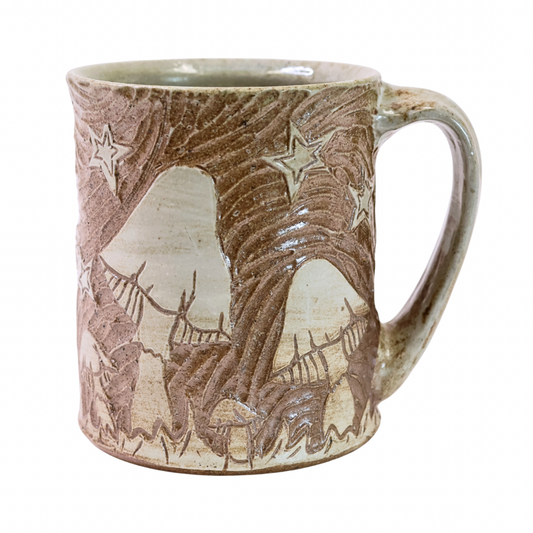 Mushroom Mug (White/Nat.)