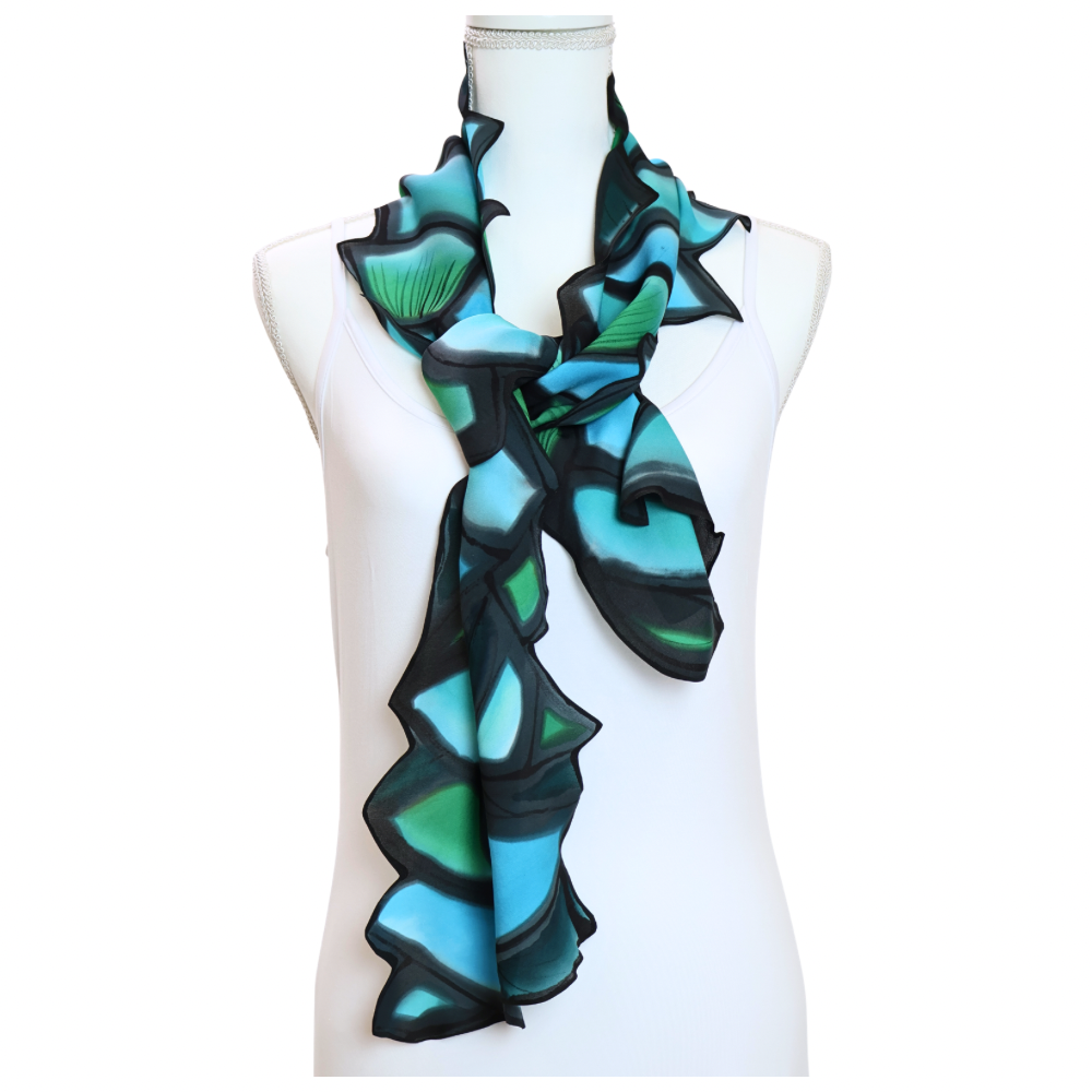 "Shale". Cling Scarf