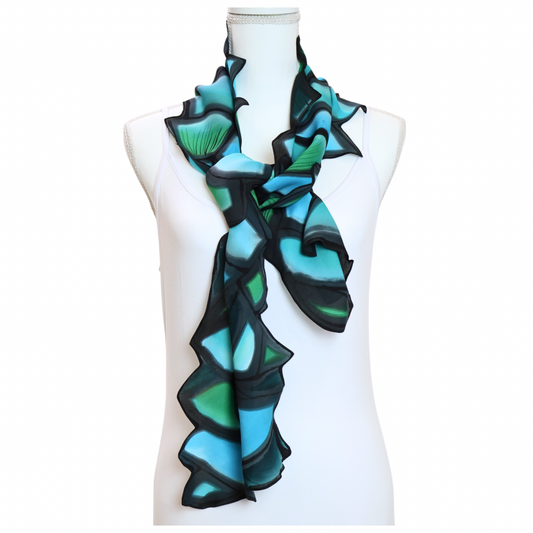 "Shale". Cling Scarf