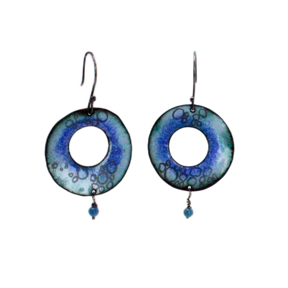 Assym Circl Earrings