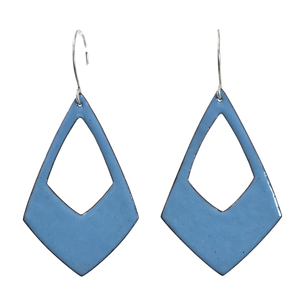 Open Diamond Fan Earrings. GFE5