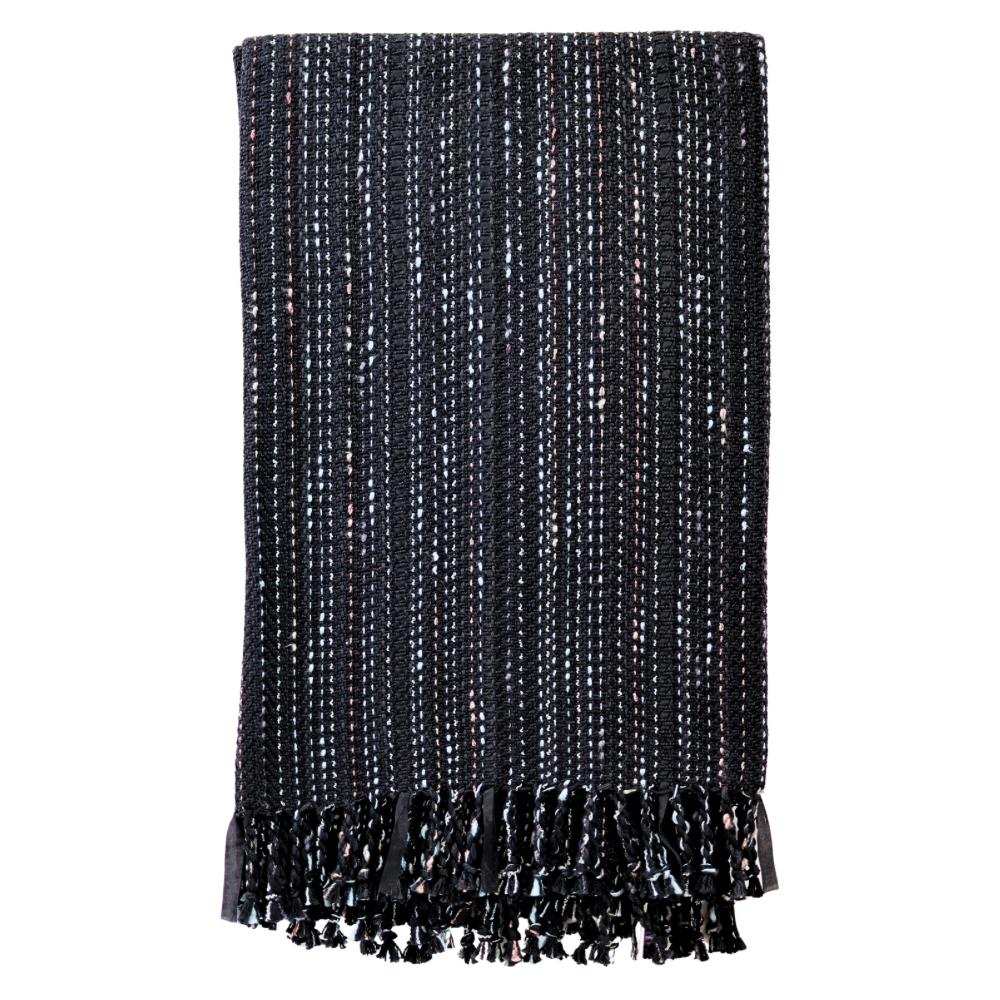 Handwoven Throw - Black