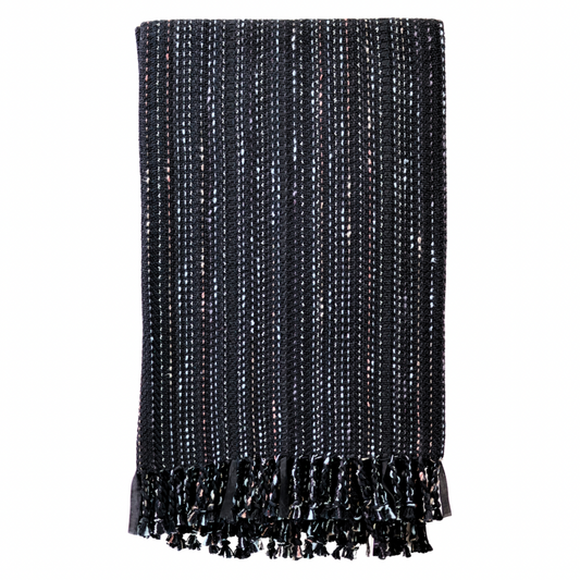 Handwoven Throw - Black