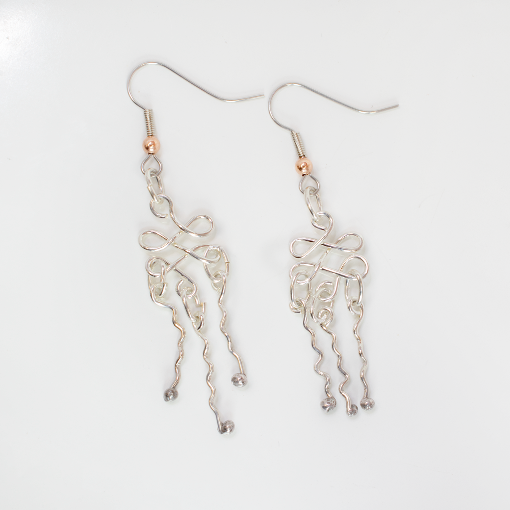 Spiral Icicle Earrings
