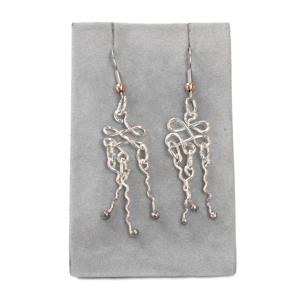 Spiral Icicle Earrings